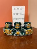  Bộ đờ thờ Gốm sứ Bát Tràng Hợp mệnh Mộc & Hỏa - Gốm nghệ nhân Bát Tràng MMPA15 