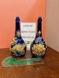  Bộ đồ thờ Tài Địa Hợp mệnh Thủy & Mộc - Gốm nghệ nhân Bát Tràng PATT26 