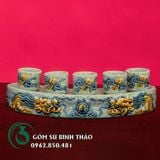  Bộ đồ thờ 3 bát hương - Ban 1m27 - 2m17 