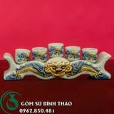  Bộ Đồ Thờ ban 1m97 Men Rạn Nổi Bát Tràng 