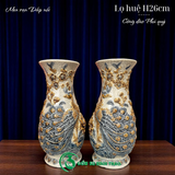  Lọ huệ Công đào Men rạn Đắp nổi PA 