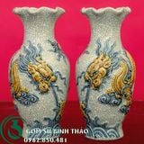  Bộ đồ thờ 1 bát hương men rạn 