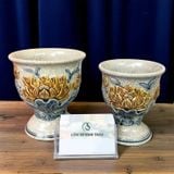  Ly phật thủ Men rạn Đắp nổi PA 
