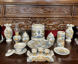  Ban thờ 1 Bát hương Men Rạn đắp nổi Bát Tràng hàng Nghệ nhân MRPA01 