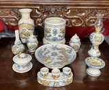  Bộ đồ thờ Bát Tràng 1 Bát hương Men Rạn đắp nổi hàng Nghệ nhân MRPA02 