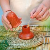  Ống tăm tử sa Bát Tràng 