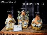  Bộ Thần Tài Thổ Địa Men rạn - Gốm sứ Bát Tràng 