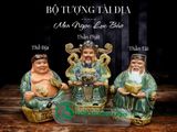  Bộ Thần Tài Thổ Địa Men rạn - Gốm sứ Bát Tràng 