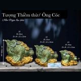  Tượng Thiềm Thừ - Tỳ hưu Kích hoạt Tài lộc Ban thờ Thần Tài CN 