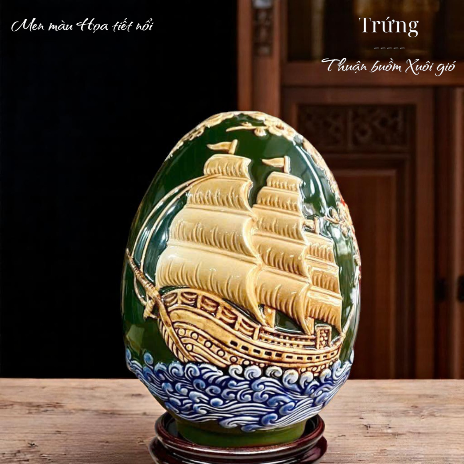  Trứng Phong thủy 