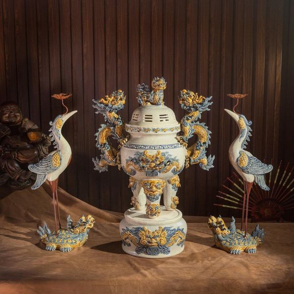  Bộ bát hương bàn thờ 1m97 - 2m17 3N5 