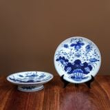  Bộ đồ thờ Bát Tràng men Lam Cao Cấp Nghệ nhân vẽ tay MLLA10 