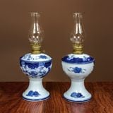  Bộ đồ thờ Bát Tràng men Lam Cao Cấp Nghệ nhân vẽ tay MLLA7 