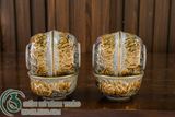  Bộ đồ thờ Phật Men Rạn đắp nổi Vẽ Vàng 24K Cao cấp Bát Tràng hàng Nghệ nhân PAVK04 