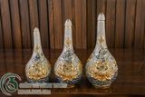  Nậm rượu Sen Men rạn Đắp nổi Vẽ vàng 24K 