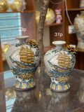  Mai bình Thuận buồm xuôi gió Men rạn đắp nổi - Hàng nghệ nhân Bát Tràng 