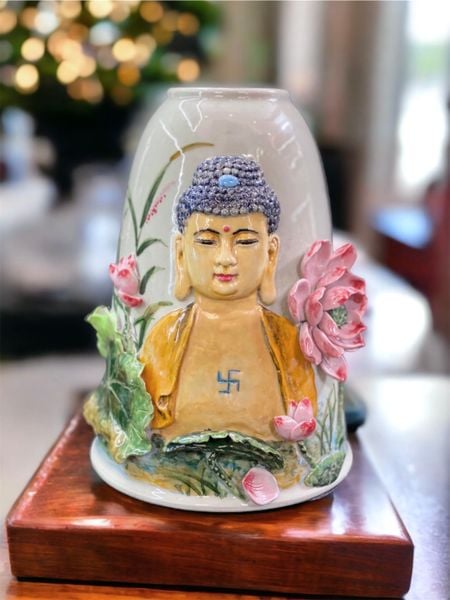  Chuông Phật A Di Đà - Hàng Nghệ nhân Bát Tràng Đắp tay 