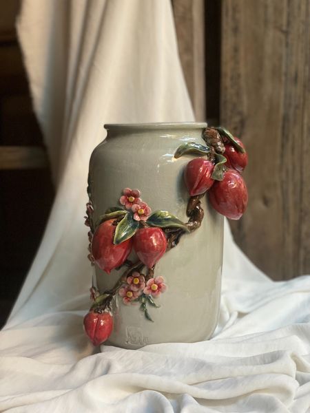  Bình Đào - Hàng Nghệ nhân Bát Tràng Đắp tay 