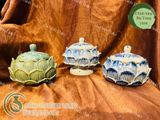  Lư đốt trầm men rạn 
