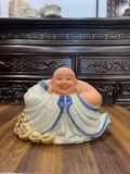  Tượng Di Lặc / Tượng Ông No đủ Men rạn - Gốm sứ Bát Tràng 
