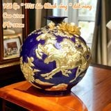  Bình hút lộc dát vàng 