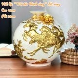  Bình hút lộc dát vàng 