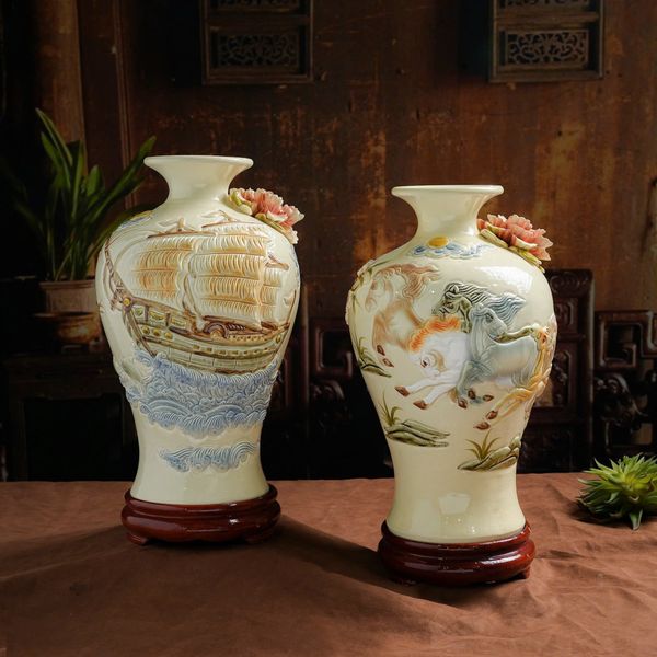  Mai Bình Tích Lộc - Thuận Buồm Xuôi Gió | Gốm Sứ Bát Tràng 