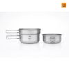 Nồi Keith 3-Piece Titanium Pot and Pan Cook Set Ti6053