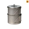 Set Nồi Snow peak Titanium Mini Solo Combo, SCS-004TR