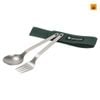 Set Muỗng Dĩa Snow peak Titanium Fork & Spoon, SCT-002