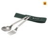 Set Muỗng Dĩa Snowpeak Titanium Fork & Spoon