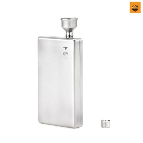 Bình Rượu Keith Titanium Flask 120ml Ti9306