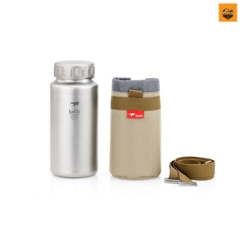 Bình Nước Keith Titanium Sport Bottle 1200ml Ti3036