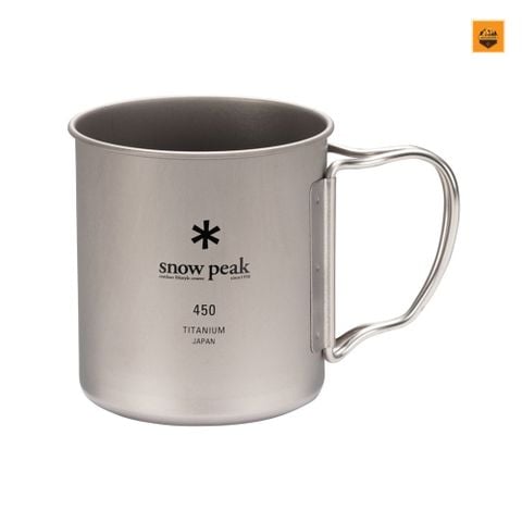 Ly Snow peak Titanium Single Wall Cup 450ml, MG-143