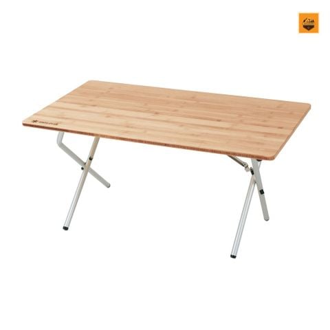 Bàn Dã Ngoại Snowpeak One Action Low Table Bamboo