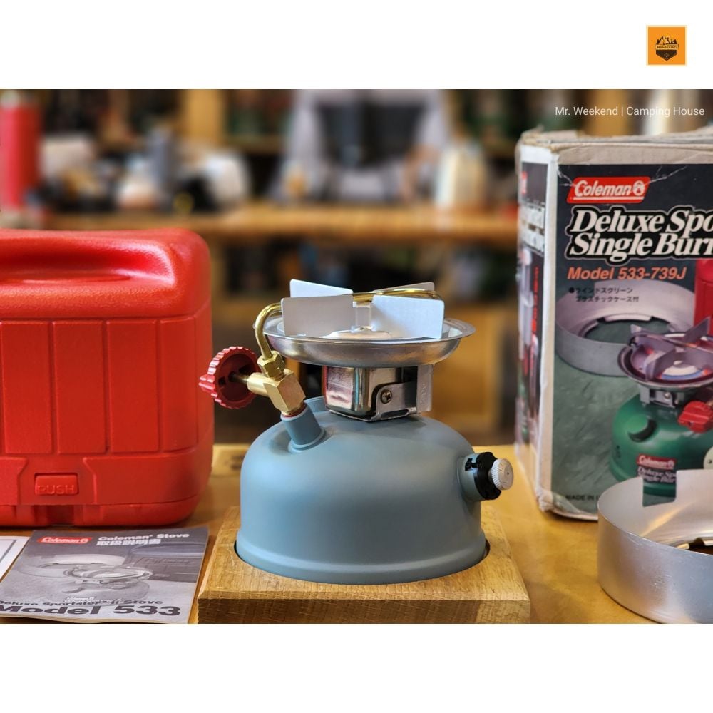 Bếp đơn nhiên liệu Coleman 533 Deluxe Sportster II Date 03/1996