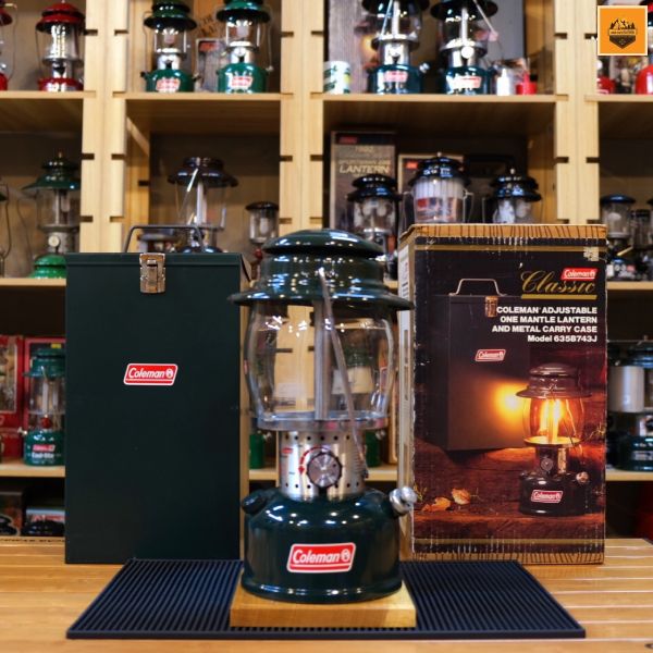 Đèn Măng Xông Coleman 635B Adjustable One Mantle & Metal Case Date 1993 ( Used )