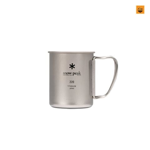 Ly Snow peak Titanium Single Wall Cup 220ml, MG-141