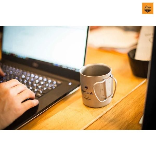 Ly Snow peak Titanium Double Wall Cup 220ml, MG-051FHR