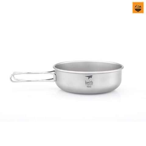 Chén Keith Titanium Bowl with Folding Handle Ti5325