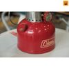 Đèn măng xông Vintage Coleman Single Mantle Red Lantern 200A Date 7/1972 ( Used )