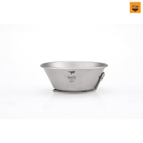 Chén Keith Titanium Bowl with Folding Handle Ti5320