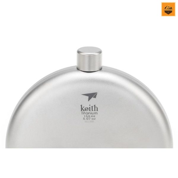 Bình Rượu Keith Round Flask with Funnel 150ml Ti9302