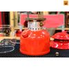 Đèn măng xông Vintage Coleman Single Mantle Red Lantern 200A Date 8/1970 ( Used )