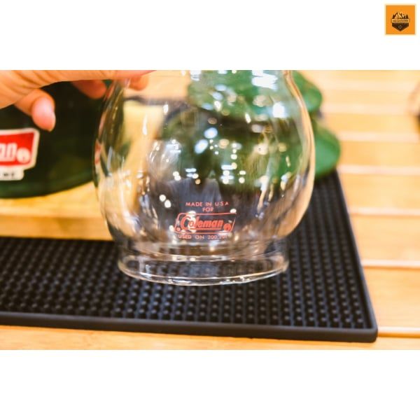 Đèn măng xông Coleman Vintage Single Mantle 201 Kerosene Green Lantern Date1981 ( Used )