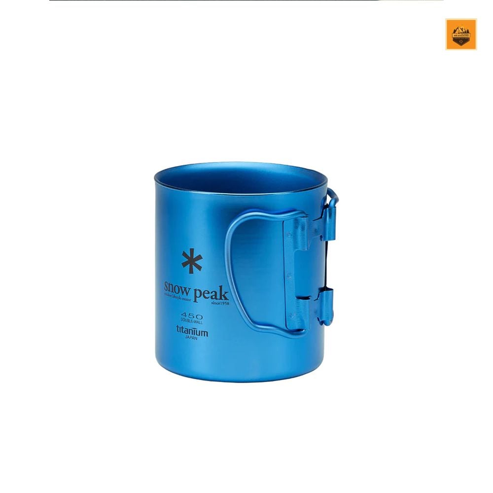 Ly Snow Peak Titanium Double Wall Colored Cup 450ml, MG-053