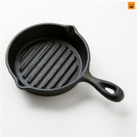 Chảo Gang Coleman Skillet Brand Book #04