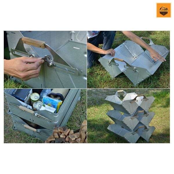 Thùng Đựng Đồ Snow peak Shelf Container 25, UG-025G