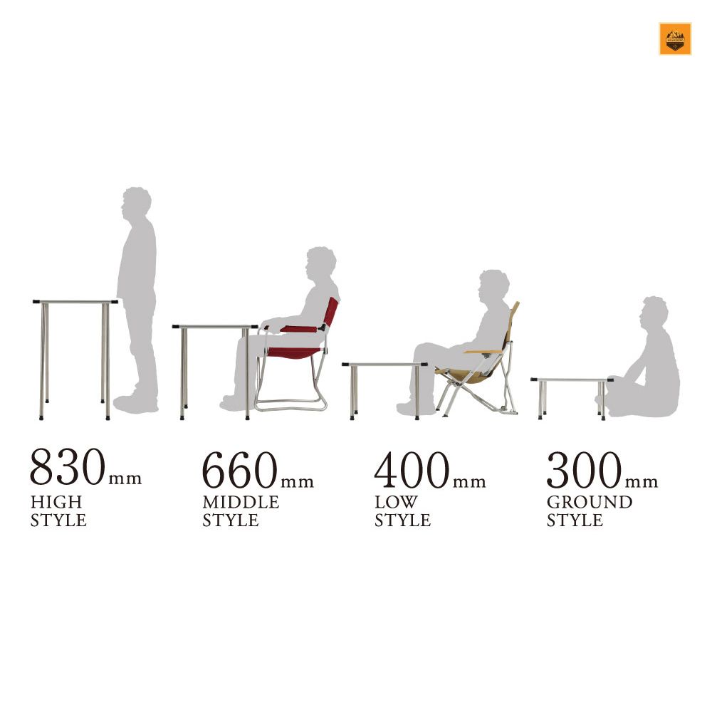 Khung Bàn Snow peak IGT Iron Grill Table Frame 3 Unit, CK-149