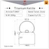 Ấm Đun Keith Titanium Kettle 1500ml Ti3907
